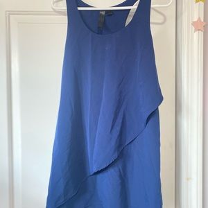 Petticoat Alley Blue symmetrical mini dress size XS